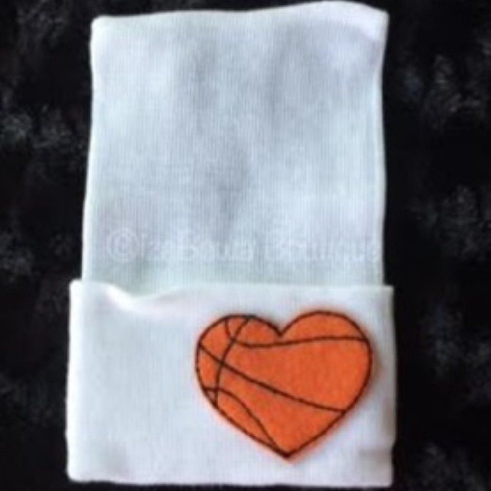 Newborn Hat with Basketball  NB329  Handmade NWT Boutique